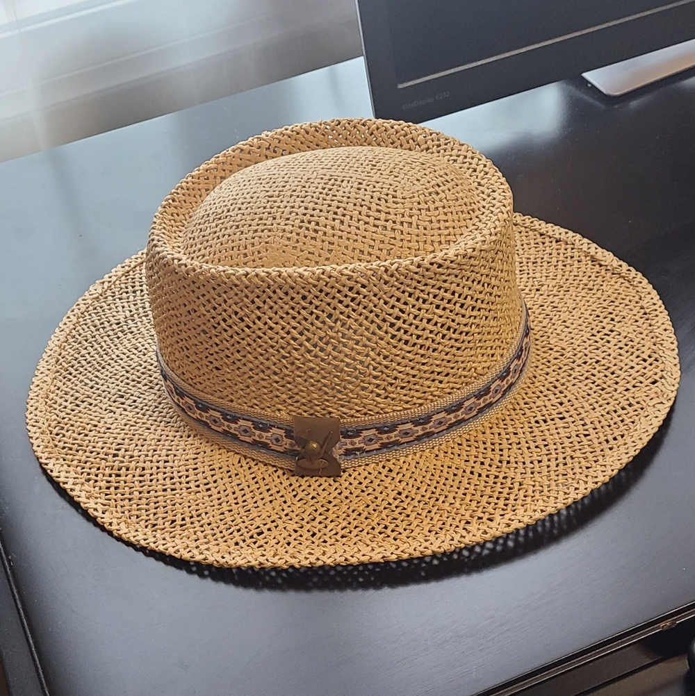 WindRiver Men's Tan Straw Hat